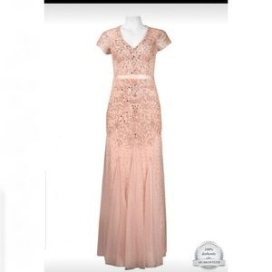 Blush Beaded Gown